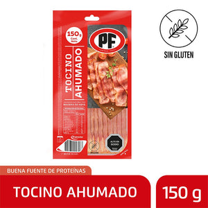 TOCINO AHUMADO LAMINADO 150grs