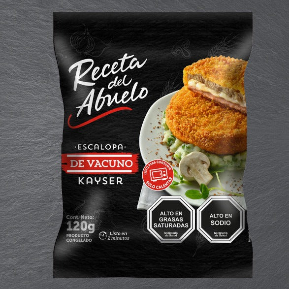 ESCALOPA KAYSER VACUNO 120GRS