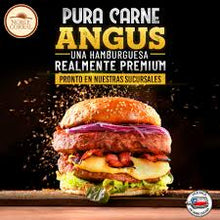HAMBURGUESA ANGUS PURA CARNE 185GRS