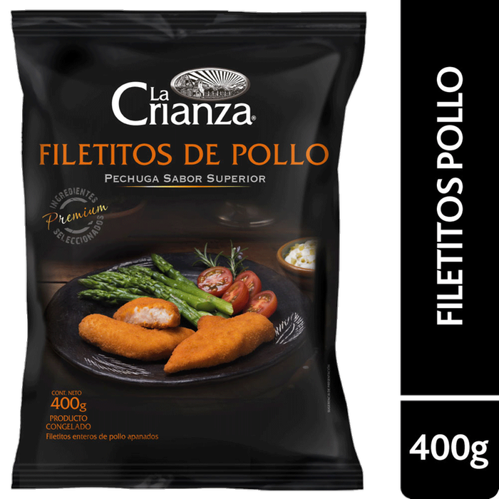 FILETITOS DE POLLO APANADO LA CRIANZA