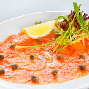CARPACCIO DE SALMÓN 100 GRS.