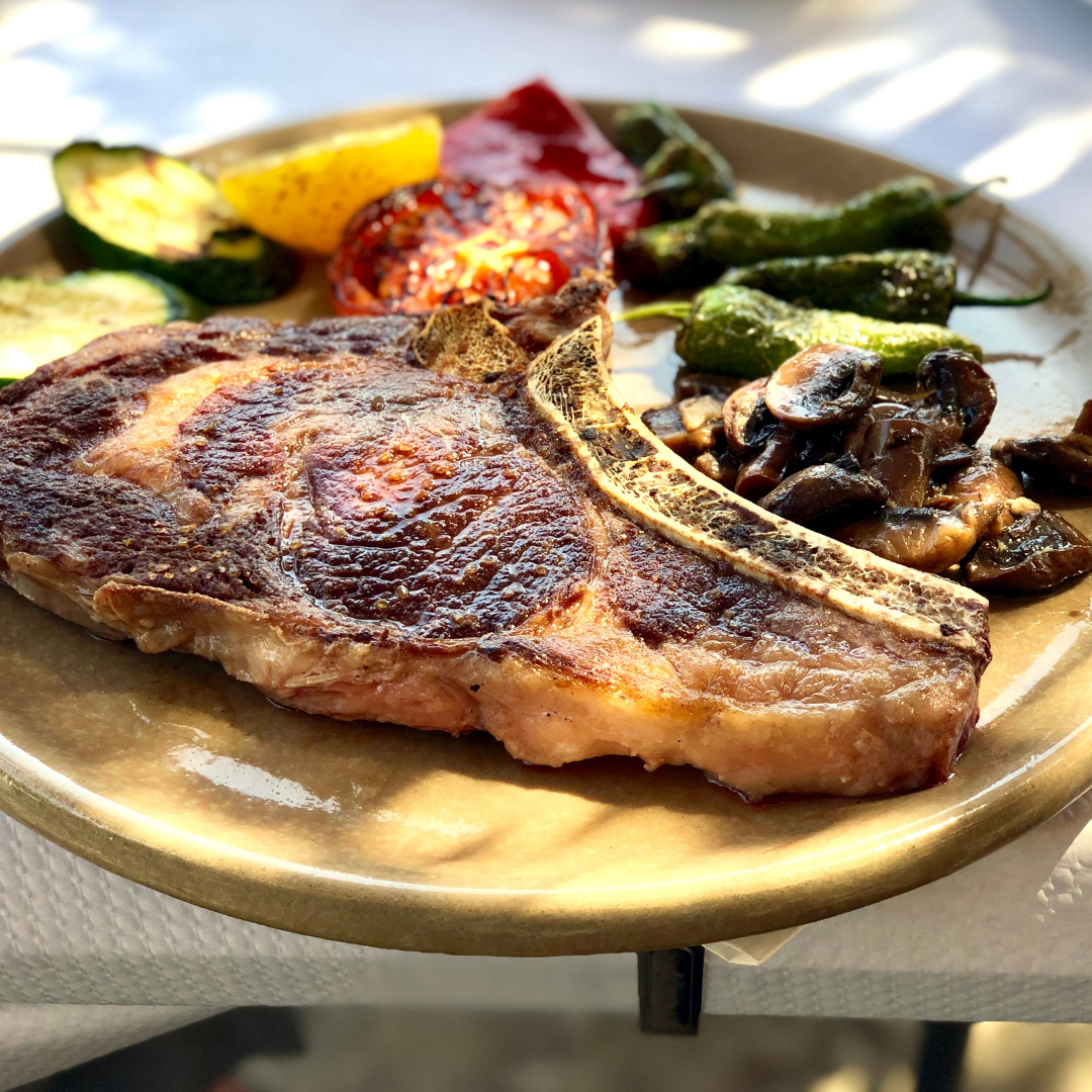 CHULETA CENTRO CERDO 1 KG.