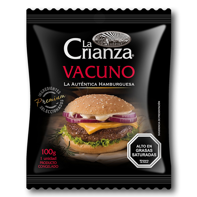 HAMBURGUESA LA CRIANZA 100 GRS.