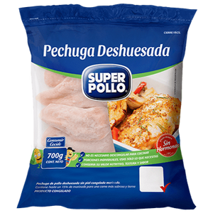 PECHUGA DESHUESADA 700GRS SUPER POLLO